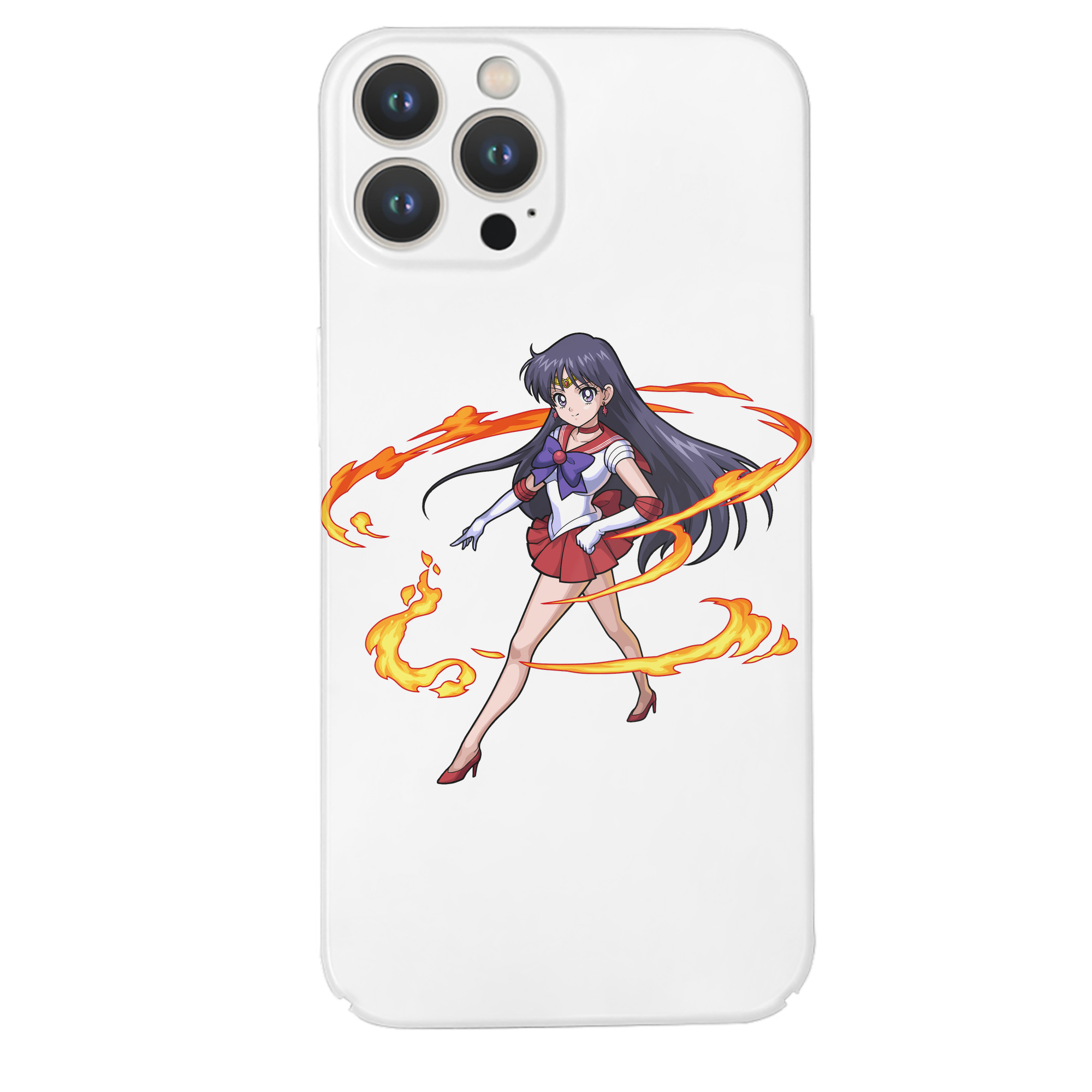 （画像用） 美少女戦士セーラームーン 火野レイ ひの レイ Sailor Moon Hino Rei （セーラーマーズ,Sailor Mars） 【iPhone 14シリーズ対応】ハードケース